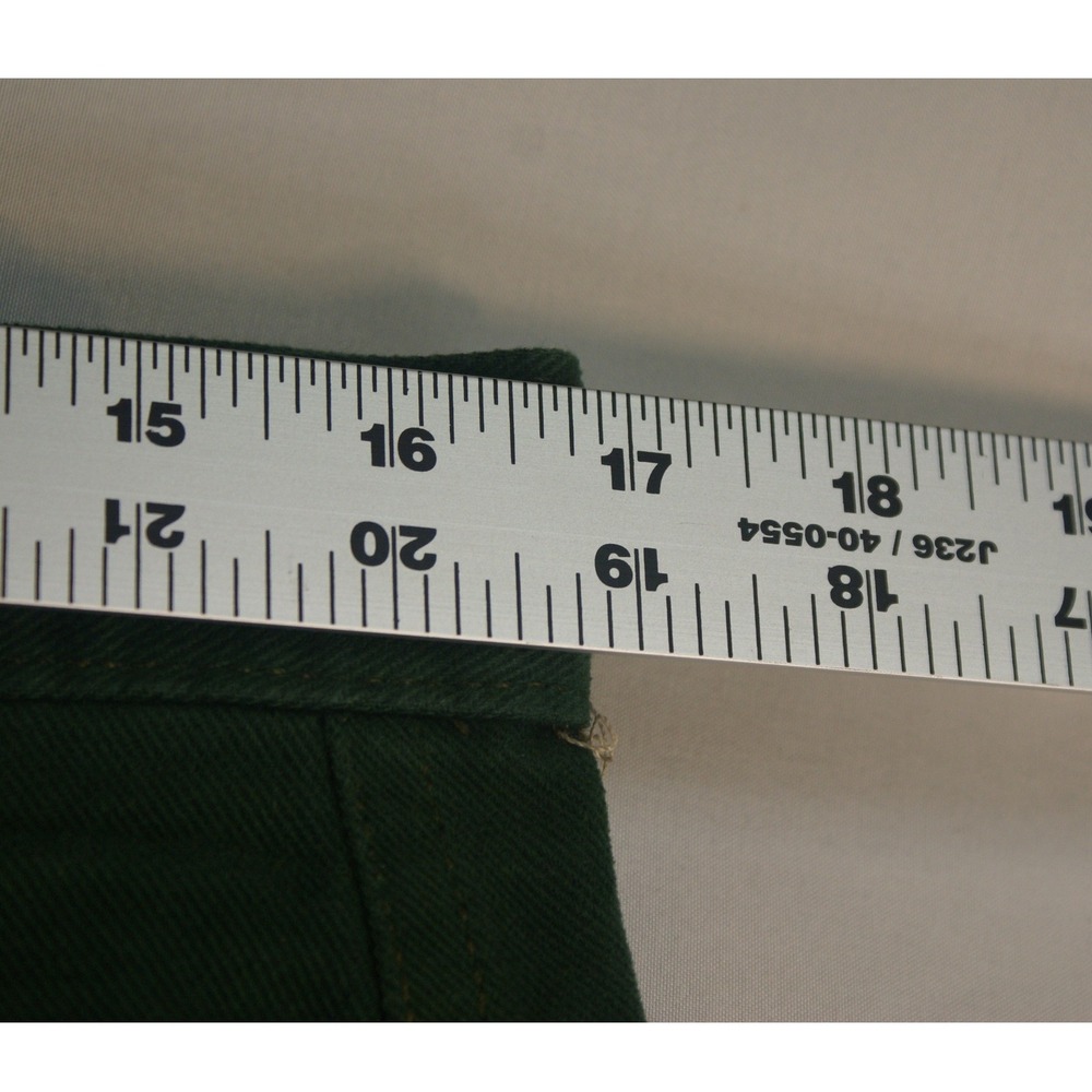 Marithe Francois Girbaud Mens Green Denim Shuttle Shorts Size 32 Vintage Style - Picture 9 of 13